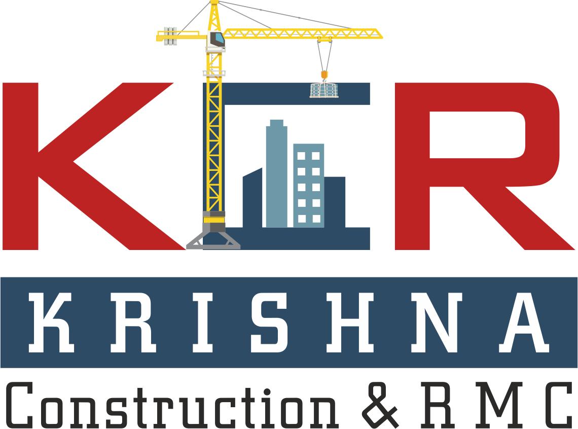 Logo of client: Krishna Consrtuction & RMC